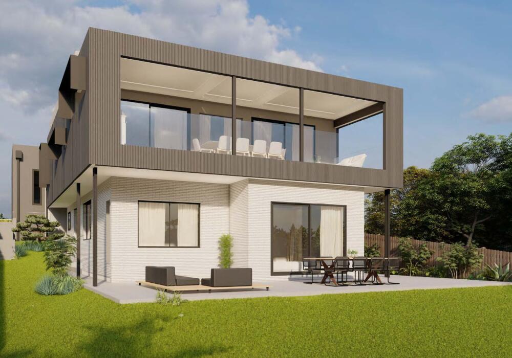 03 Rubi Architects Elevation Drive Rear Ne Perspective